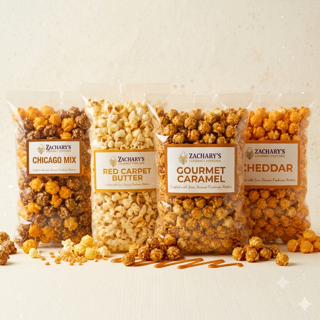 Gourmet Popcorn Subscription – 4 Bags Monthly