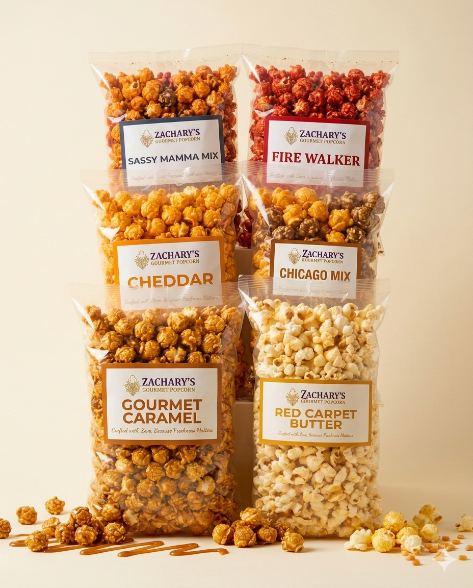 Classic Popcorn Flavor Variety Pack - 6 Flavors