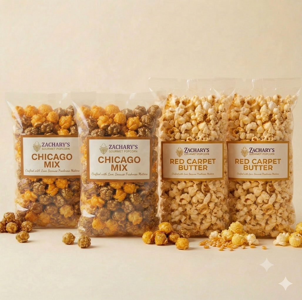Gourmet Popcorn Subscription – 4 Bags Monthly