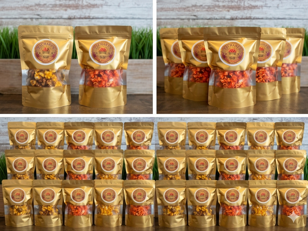 Gourmet Popcorn Snack Bags – 1.5 oz Assorted Flavors 2-Pack 9.99